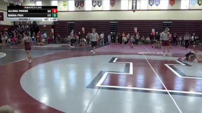 PW-4 lbs Round 1 - Allena Priebe, Indee Mat Club vs Maria Fish, OYSA