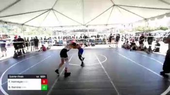 109 lbs Quarterfinal - Finnian Hannegan, Reign WC vs Shane Ramirez, Norco HS