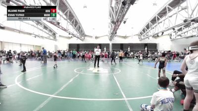 50 lbs Rr Rnd 9 - Blaine Page, All I See Is Gold Academy K3 vs Evan Yutko, Mat Assassins Blue