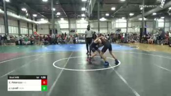 130 lbs Rr Rnd 2 - Xander Peterson, The Burg Training Center vs Jesse Lovell, Midwest Elite