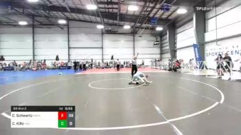 85 lbs Prelims - Cole Schwartz, MatHawks vs Cael Killo, Headhunters WC