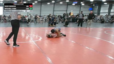 130 lbs Round 4 (1:30pm Friday) - Mitchell Chen, CTWHALE vs Nash Denison, Oklahoma Elite