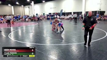 126 lbs Round 1 (16 Team) - Tyler Pierson, Iowa Gables vs Aiden Woods, Franklin Black & Blue