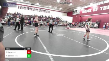 76 lbs Rr Rnd 3 - Brooks Grose, Ponca City Wildcat Wrestling vs Aiden Hawkins, Blackwell Wrestling Club