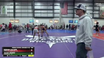 180 lbs Round 3 - Kacey Bonds, Darkhorse vs Roman Calvani, River City Wrestling