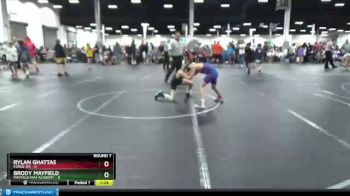 72 lbs Round 7 (8 Team) - Rylan Ghattas, Force WC vs Brody Mayfield, Mayfield Mat Academy