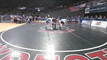 4A Boys 157 lbs Champ. Round 1 - Tommy Belding, La Grande Boys vs Karsen Yarush, Cottage Grove Boys