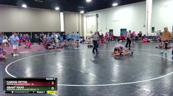 150 lbs Round 3 (16 Team) - CARSON FETTIG, Indiana Smackdown Gold vs Grant Maas, Nebraska Green Machine (Dev B)