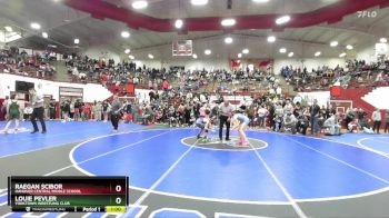 110 lbs Round 5 - Louie Pevler, Yorktown Wrestling Club vs Raegan Scibor, Hanover Central Middle School