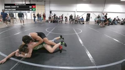 126 lbs Cons. Round 2 - Dillon Carr, Junior Raiders Wrestling Club vs Daniel Casey Iii, Hereford
