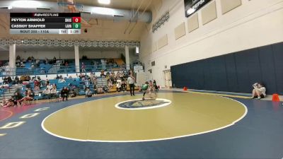 110A Round 3 - Cassidy Shaffer, Lander Valley vs Peyton Arnhold, Shoshoni