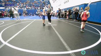 60 lbs Semifinal - Toby Jager, Carl Albert vs Baylee Holzbaugh, Team Guthrie Wrestling