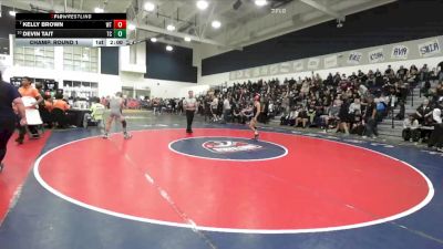 106 lbs Champ. Round 1 - Kelly Brown, West Torrance vs Devin Tait, Temescal Canyon