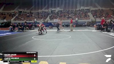 D3-132 lbs Quarterfinal - Racer Uhler, Mingus Union vs Curtis Wilhelm, Show Low