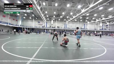 184 lbs Consi Of 8 #1 - Dylan Shelton, F&M - UnAttached vs Ronald Dimmerling, Kent State