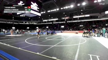 Girls 110 lbs Champ. Round 1 - Kyler Menza, Washington (Girls) vs Aubriella Mireles, Richland (Girls)