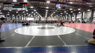 112 lbs Consi Of 32 #1 - Austin Spencer, NC vs Bowen Irwin, OH