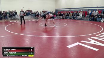 172 lbs Champ. Round 2 - Joshua Kraft, Marshall vs Ryan Moelter, St. Peter