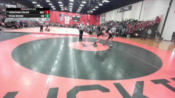 144 lbs Cons. Round 6 - Ryan Richie, EDWARDVILLE (HS) vs Jonathan Fields, Chicago (MARIST)