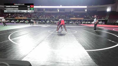 197 lbs Consi Of 8 #1 - Diara Spencer, Fresno State vs Jaimeson Shea, Stony Brook