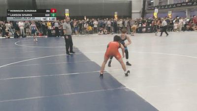 120 lbs Champ. Rd Of 64 - Robinson Zukeran, Sanderson Wrestling Academy vs Lawson Sparks, Badkarma