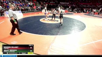 1A 165 lbs Semifinal - Brady Brewick, Genoa (G.-Kingston) vs Bowden Delaney, Tremont