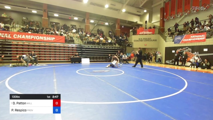 130 lbs Round Of 16 - Devin Patton, William Penn (Iowa) vs Paige ...