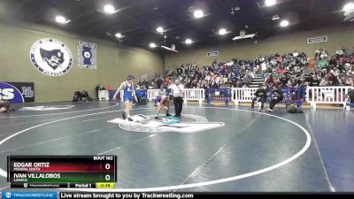 160 lbs Cons. Round 2 - Ivan Villalobos, Lompoc vs Edgar Ortiz, Madera South