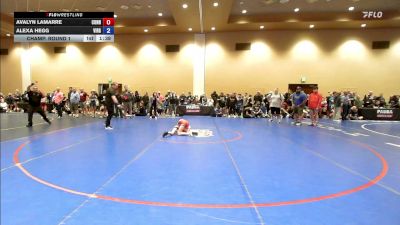 75 lbs Champ. Round 1 - Alexa Hegg, Virginia vs Avalyn Lamarre, Connecticut