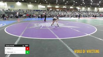 84 lbs Consi Of 8 #2 - Kayden Khim, RedWave Wrestling vs Colton Meixner, USA Gold