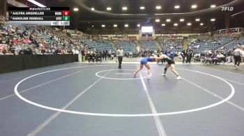 130 lbs Semifinal - Karoline Kendall, Overland Park - Blue Valley Southwest HS vs Aalyra Arguelles, Wichita-Kapaun Mt.Carmel Hs