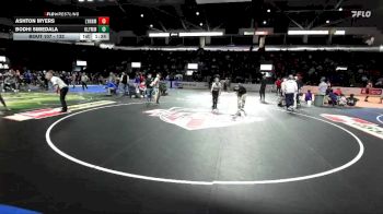 132 lbs Champ. Round 1 - Ashton Myers, Lynnwood vs Bodhi Smiedala, Olympia