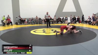 119 lbs Semis & 1st Wrestleback (8 Team) - Davis Lenz, Killer Elite vs Hunter Kapitula, PA Alliance