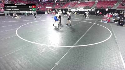 D2-190 lbs Cons. Round 1 - Jaxon Smith, Marinette vs Owen Burling, Lake Mills