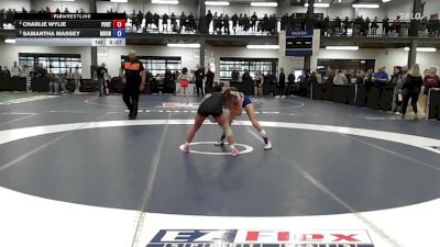 107 lbs Semifinal - Charlie Wylie, Port Jervis vs Samantha Massey, Mount Markham