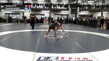 107 lbs Semifinal - Charlie Wylie, Port Jervis vs Samantha Massey, Mount Markham