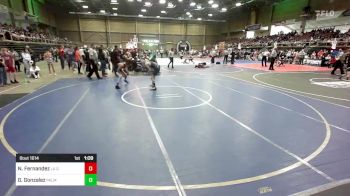 126 lbs Semifinal - Niko Fernandez, La Gente WC vs Gracen Gonzalez, Palmer Ridge