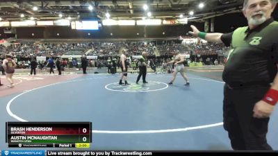 285 lbs Semifinal - Brash Henderson, Silverton vs Austin McNaughtan, Wasatch Utah