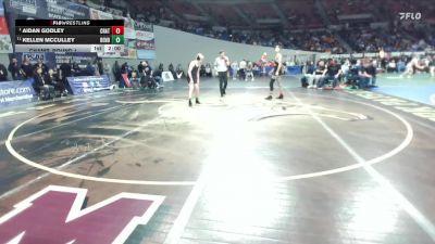 5A Boys 144 lbs Champ. Round 1 - Aidan Godley, Crater Boys vs Kellen McCulley, Bend Boys