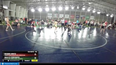 82 lbs Cons. Round 5 - Rocco Esposito, Black Fox Wrestling Academy vs Ryder Hintz, Green River Grapplers Wrestling