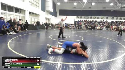 132 lbs Cons. Round 3 - London Rios, Bishop Amat vs Thomas Alvarez, Mayfair