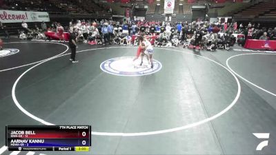 144 lbs Placement Matches (16 Team) - Jacob Bell, IEWA-GR vs Aarnav Kannu, MDWA-GR