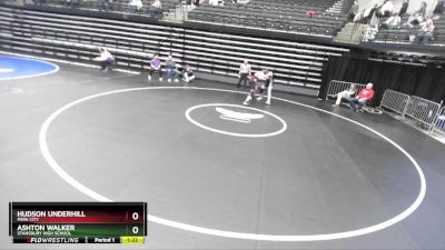 160 lbs Cons. Round 4 - Ashton Walker, Stansbury High School vs Hudson Underhill, Park City