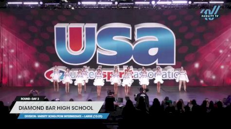 Diamond Bar High School - Varsity Song/Pom Intermediate -- Large (12-23) [2023 Varsity Song/Pom Intermediate -- Large (12-23) Day 2] 2023 USA Spirit & Junior Nationals/Collegiate Championships