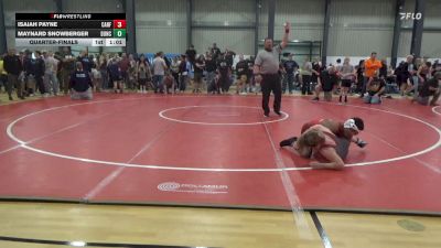 125 lbs Quarterfinal - Isaiah Payne, Canfield vs Maynard Snowberger, Duncansville