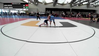 153-H2 lbs 3rd Place - Luka Spayd, Elizabethtown Area High School vs Yoniel Brito, Newburgh Free Academy