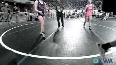 117 lbs Consi Of 4 - Brooklyn Harrison, Piedmont vs Kadence Rutherford, Grove Takedown Club