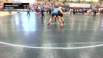 160 lbs Quarterfinal - Rick Hearn, Bad Wolf MMA vs Grisham Channell, Nolensville Wrestling Club