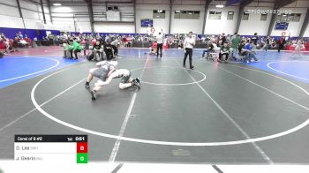 118 lbs Consi Of 8 #2 - Dominic Lee, Smittys Barn vs Jackson Gearin, Billerica