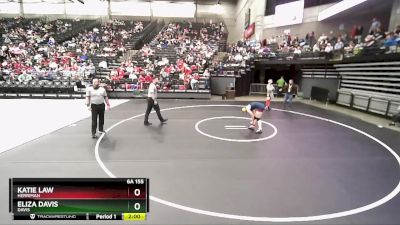 6A 155 lbs Quarterfinal - Katie Law, Herriman vs Eliza Davis, Davis